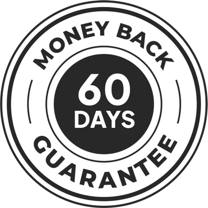 60-day satisfaction guarantee